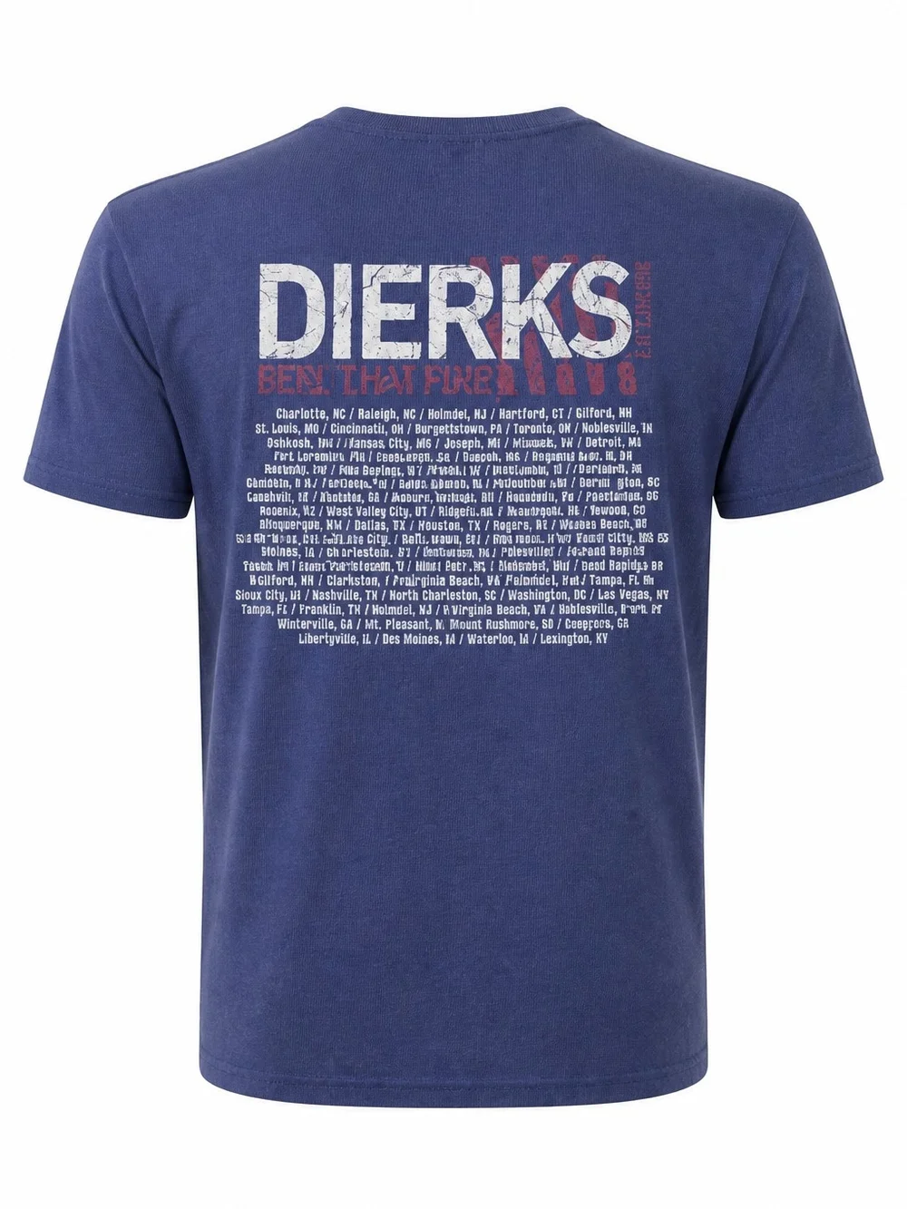 Gildan Blue Dierks Graphic Short Sleeve Tee